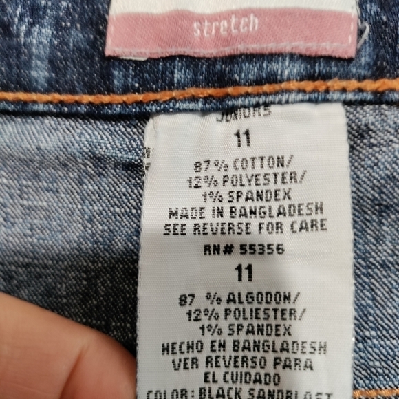 No Boundaries - Stretch maxi length jean skirt size 11 - Picture 5 of 5